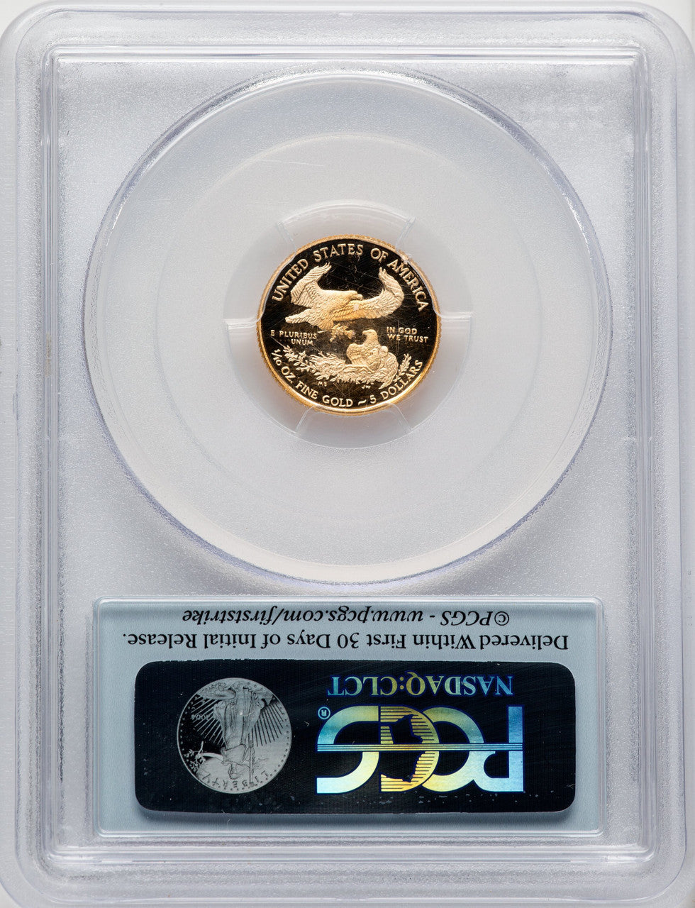 Gold American Eagle FS Flag NGC PF70
