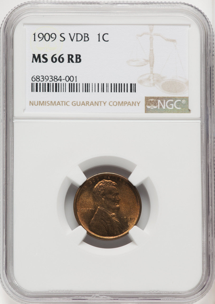 1909-S 1C VDB RB Lincoln Cent NGC MS66 (519743088)