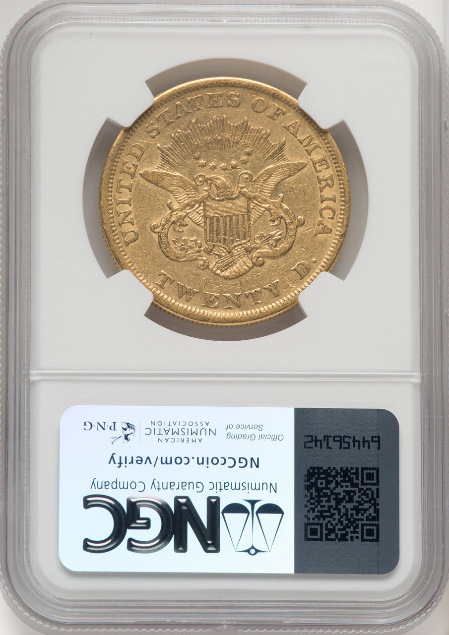 1853 $20 Liberty Double Eagle NGC XF45