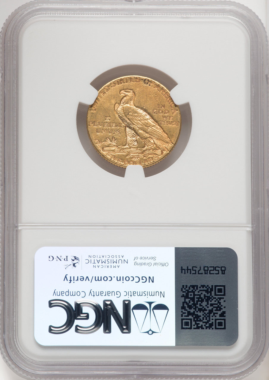 1915-S $5 Indian Half Eagle NGC AU58 (177084040)