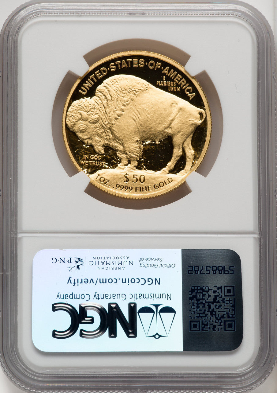 2012-W $50 One-Ounce Gold Buffalo NGC PF70 (519746007)