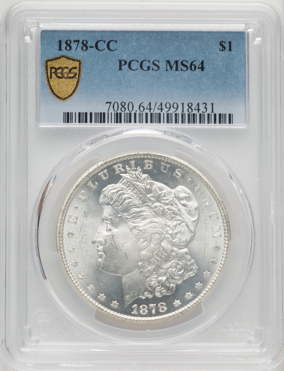 1878-CC Morgan Dollar PCGS MS64 (769223049)