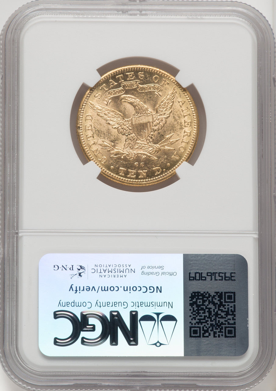 1891-CC $10 Liberty Eagle NGC MS61