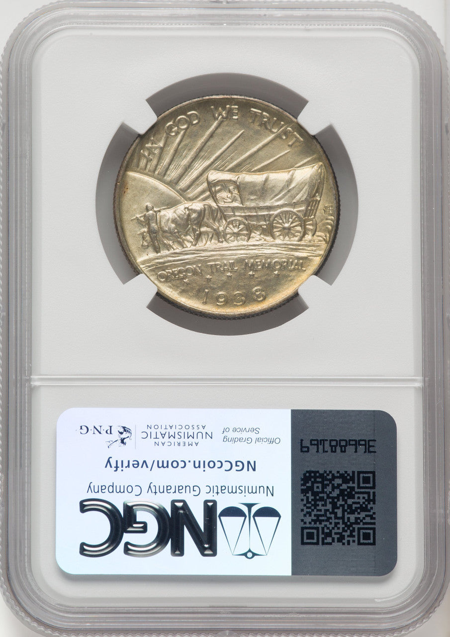 1938-D 50C Oregon Commemorative Silver NGC MS67 (770612013)