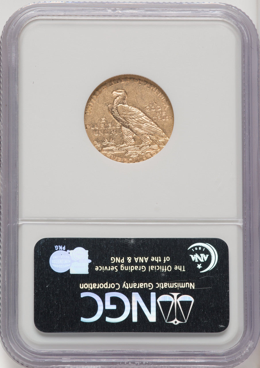1916-S $5 Indian Half Eagle NGC AU55 (770522028)