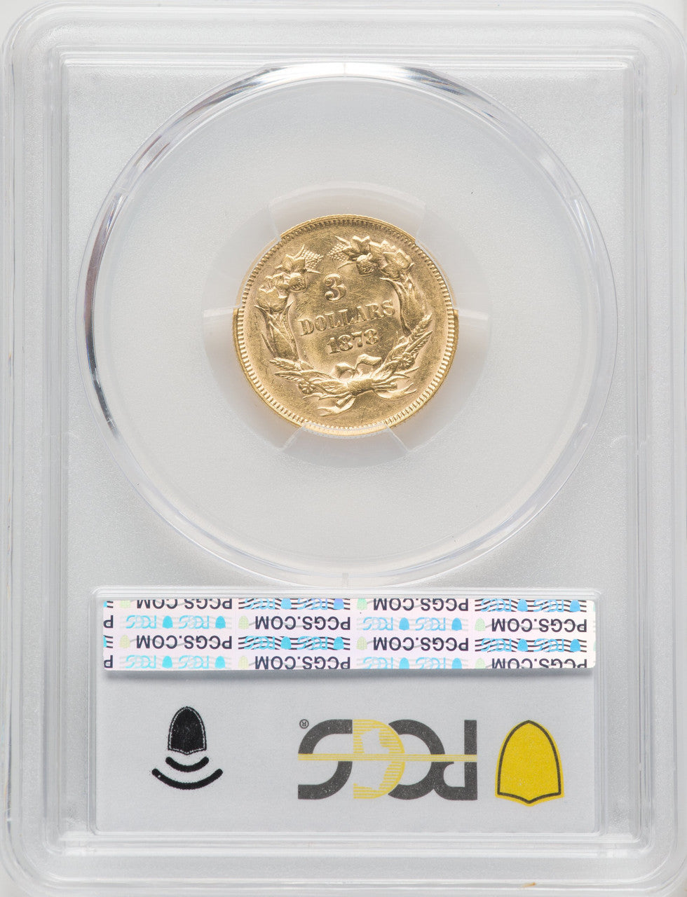 1878 $3 Three Dollar Gold Pieces PCGS AU55 (519343323)