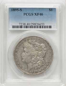 1895-S Morgan Dollar PCGS XF40
