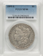 1895-S Morgan Dollar PCGS XF40