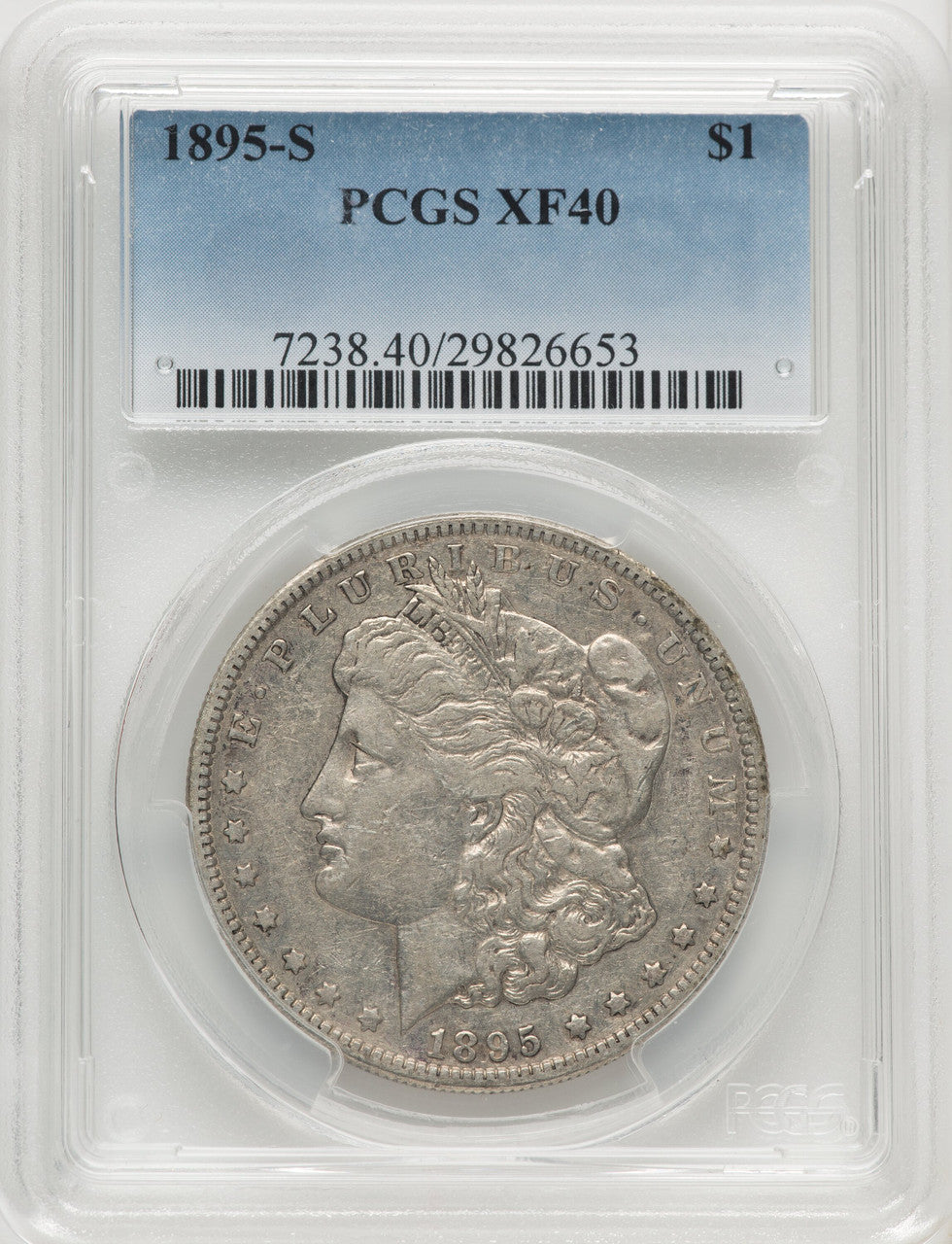 1895-S Morgan Dollar PCGS XF40