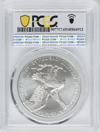 2021 American Silver Eagle Type 2 At Dusk & Dawn 35th Anniversary 307th PCGS MS69