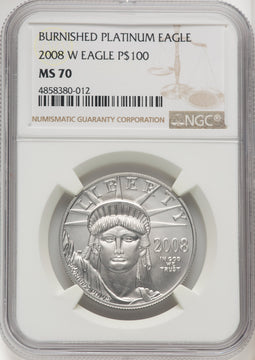 2008-W $100 One-Ounce Platinum Eagle NGC MS70 (770569122)