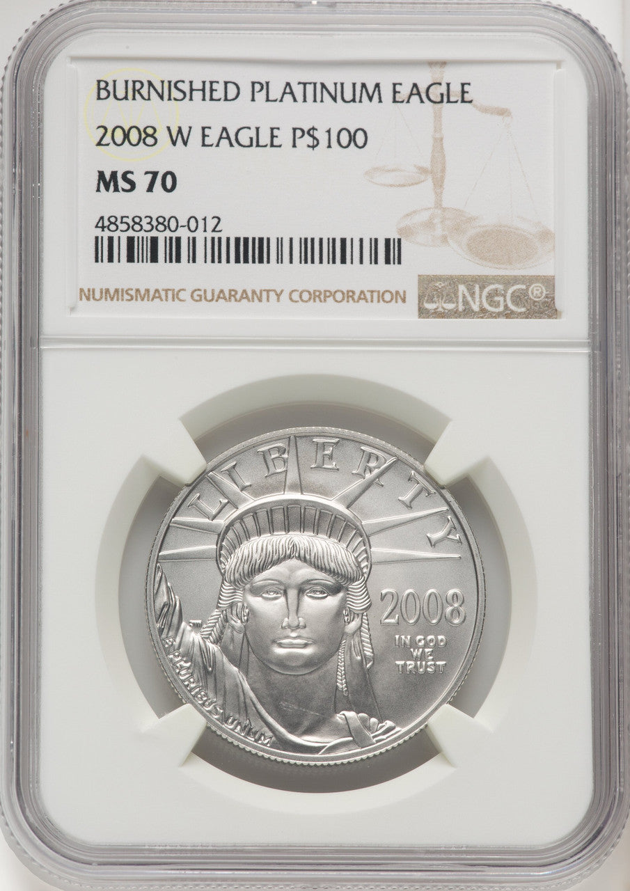 2008-W $100 One-Ounce Platinum Eagle NGC MS70 (770569122)