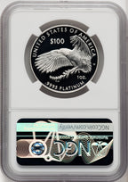 2021-W $100 One-Ounce Platinum Eagle Freedom of Religion NGC PF70 (770751024)