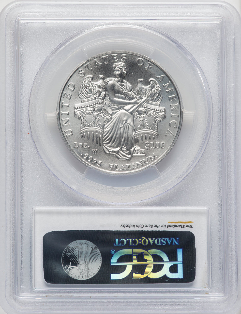 2006-W $100 One-Ounce Platinum Eagle Burnished PCGS MS70 (505399005)