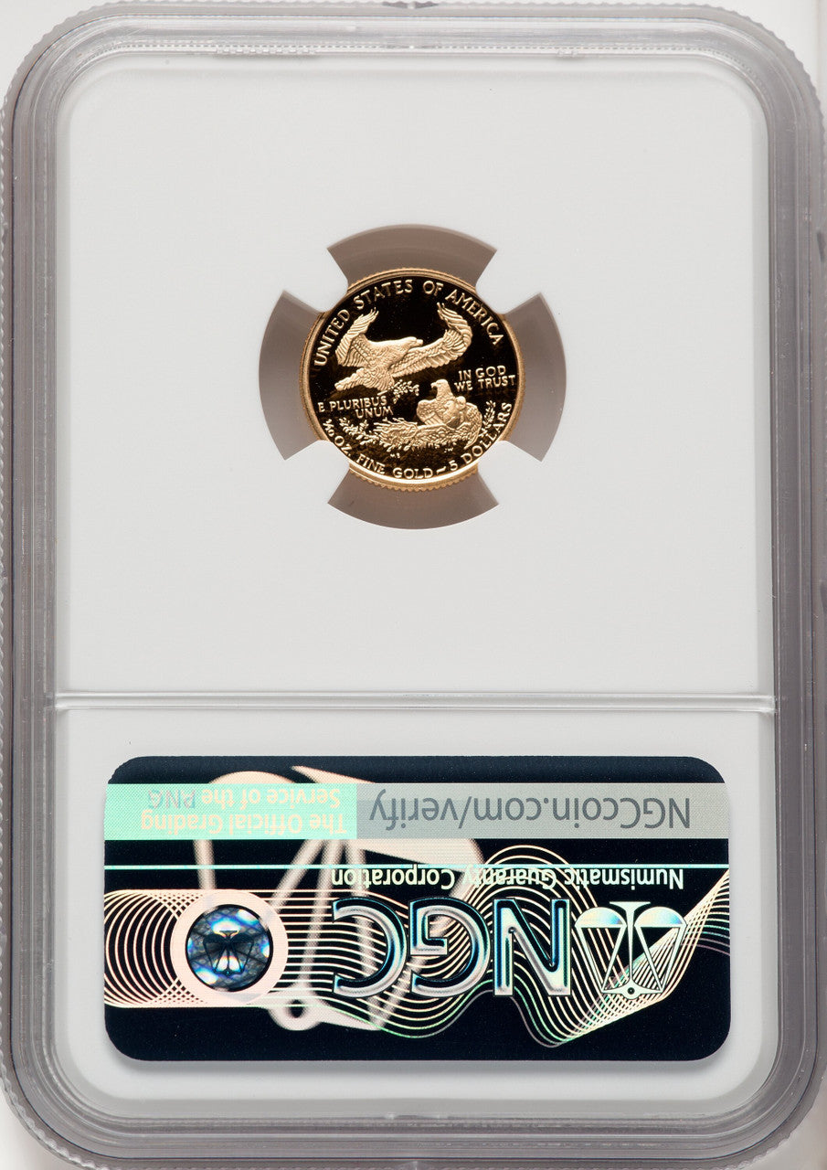 1994-W Gold American Eagle 4-Coin Set NGC PF70 Moy Signed