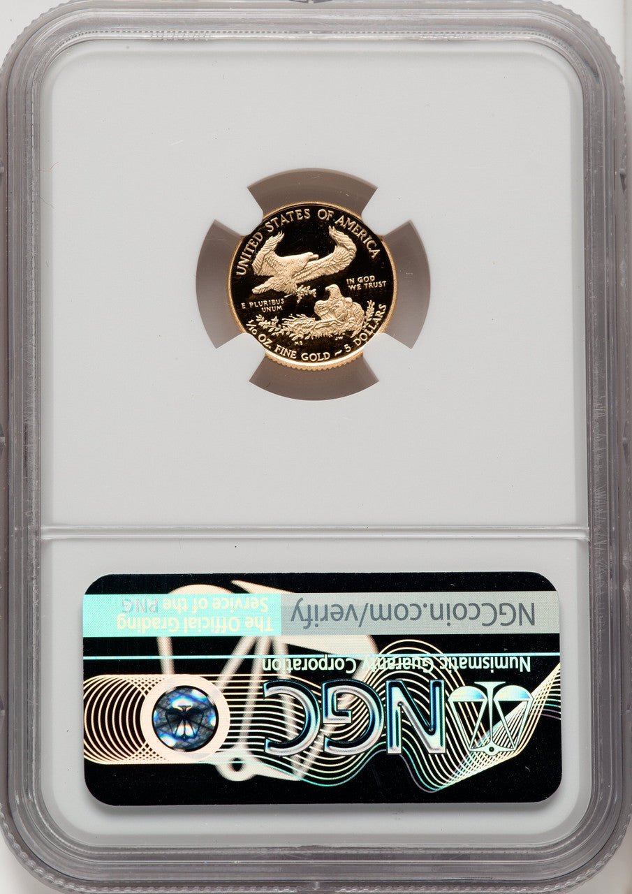 2014-W Gold American Eagle 4-Coin Set NGC PF70 Moy Signed
