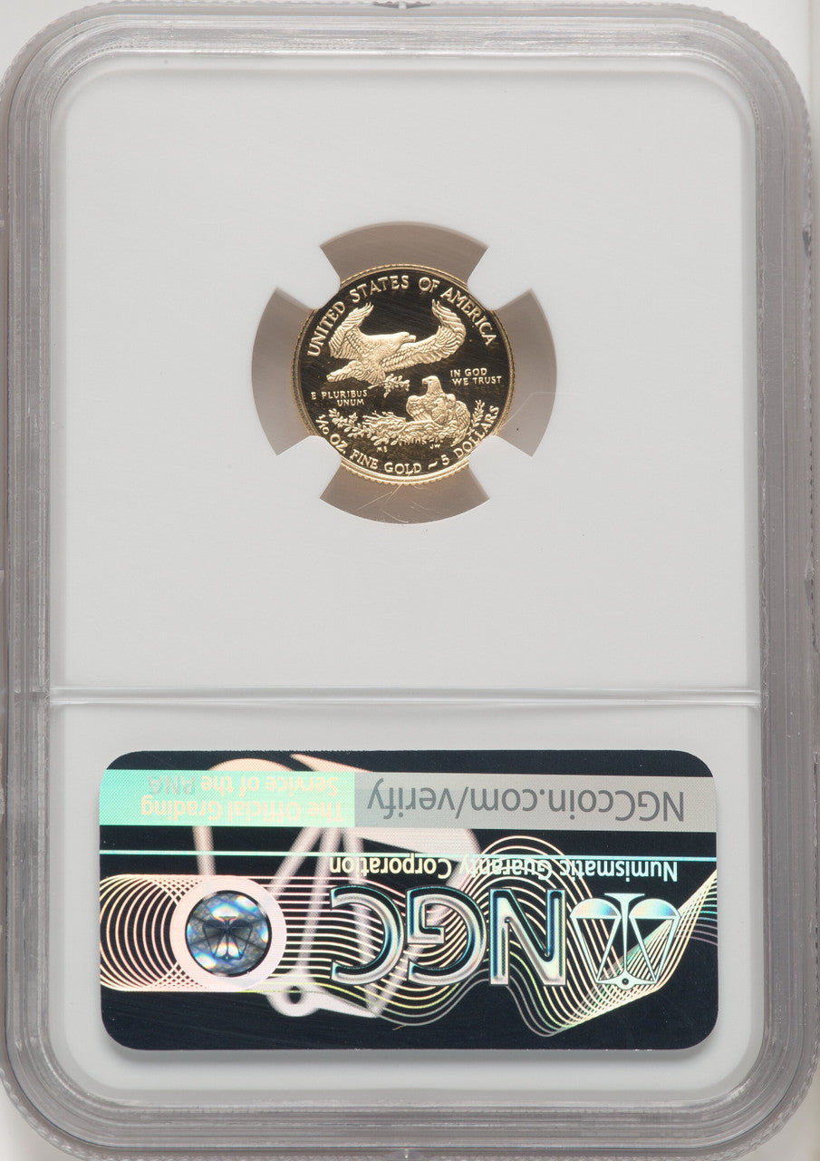 2018-W Gold American Eagle 4-Coin Set NGC PF70 Moy Signed