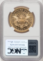 1873-S $20 Closed 3 Liberty Double Eagle NGC MS61