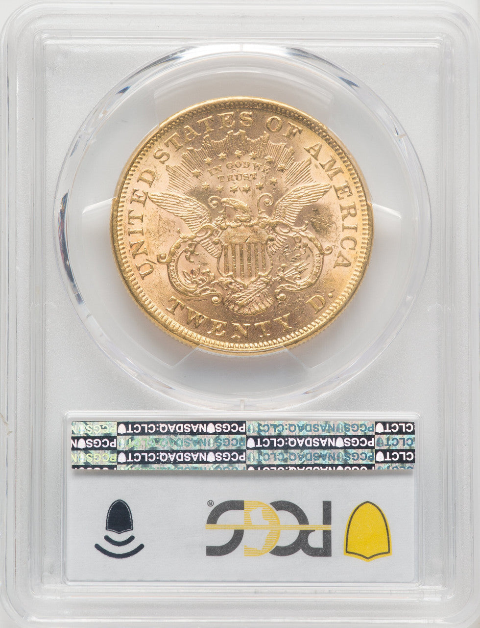 1875 $20 Liberty Double Eagle PCGS MS61 (768601007)