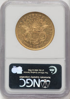1872-S $20 Liberty Double Eagle NGC AU55 (519392100)