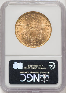 1874 $20 Liberty Double Eagle NGC MS61 (519392106)