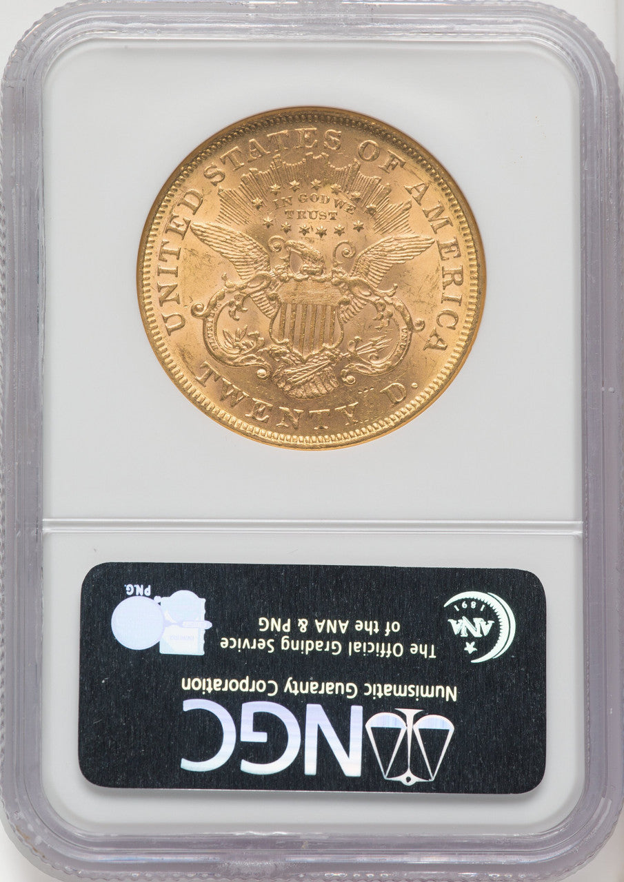 1874 $20 Liberty Double Eagle NGC MS61 (519392105)