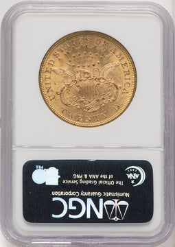 1874-S $20 Liberty Double Eagle NGC MS61 (519392110)