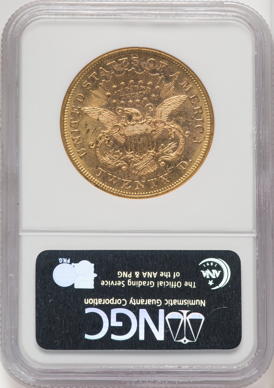 1874-S $20 Liberty Double Eagle NGC MS61