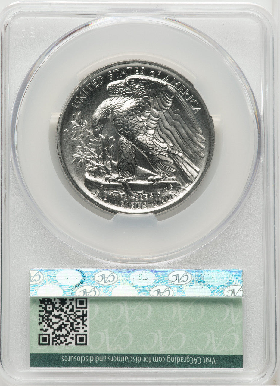 2017 Palladium Eagle 1 oz Ron Drzewucki CACG MS70
