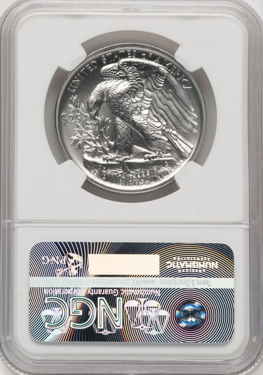 2017 Palladium Eagle 1 oz FDI Joel Iskowitz NGC MS70