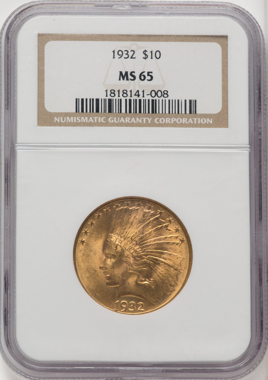 1932 $10 Indian Eagle NGC MS65 (770959006)