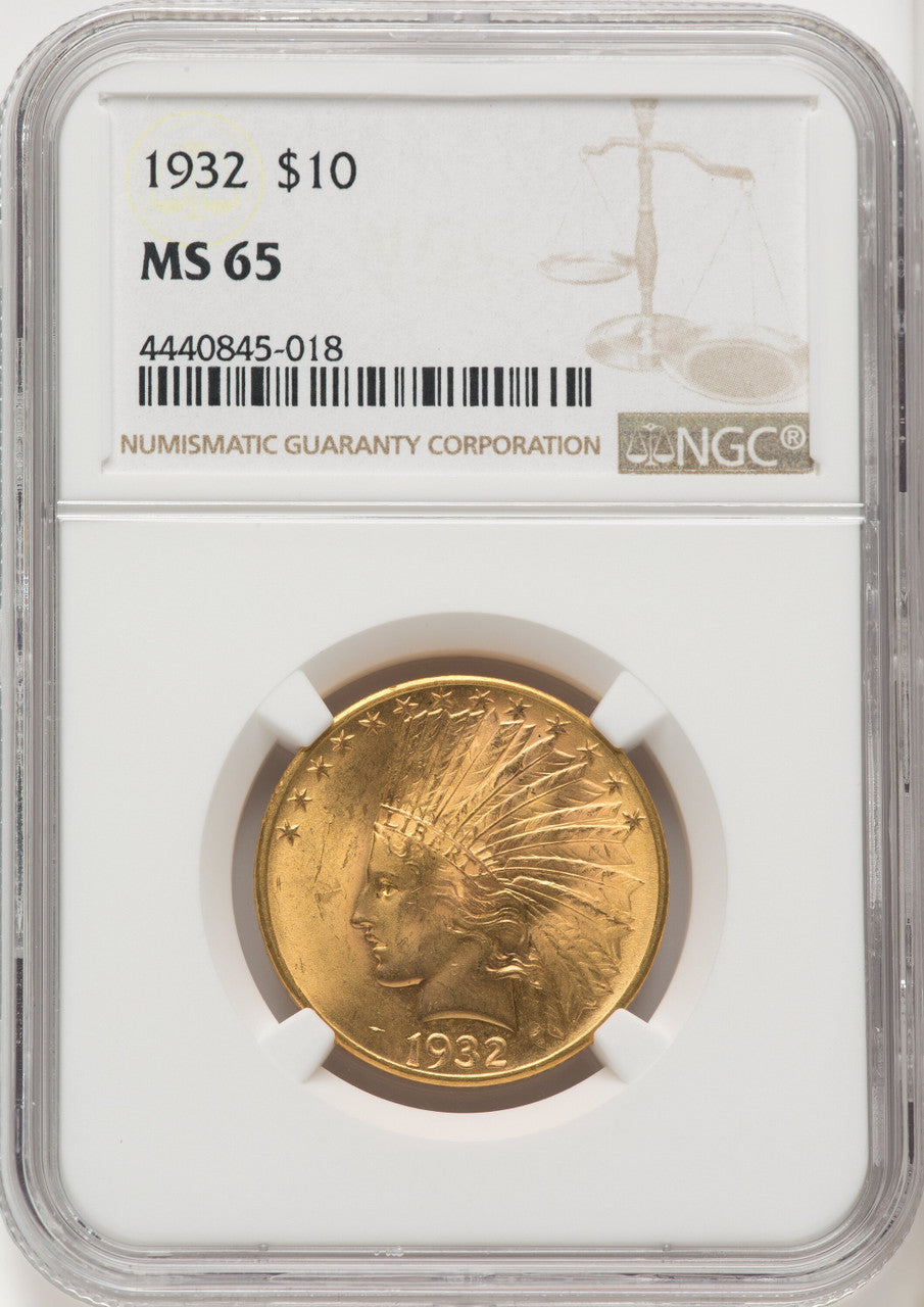 1932 $10 Indian Eagle NGC MS65 (770959005)