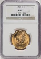 1932 $10 Indian Eagle NGC MS65 (770959004)