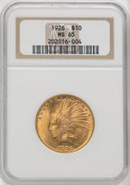 1926 $10 Indian Eagle NGC MS65 (770959001)