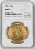 1904 $20 Liberty Liberty Double Eagle NGC MS65 (177115137)