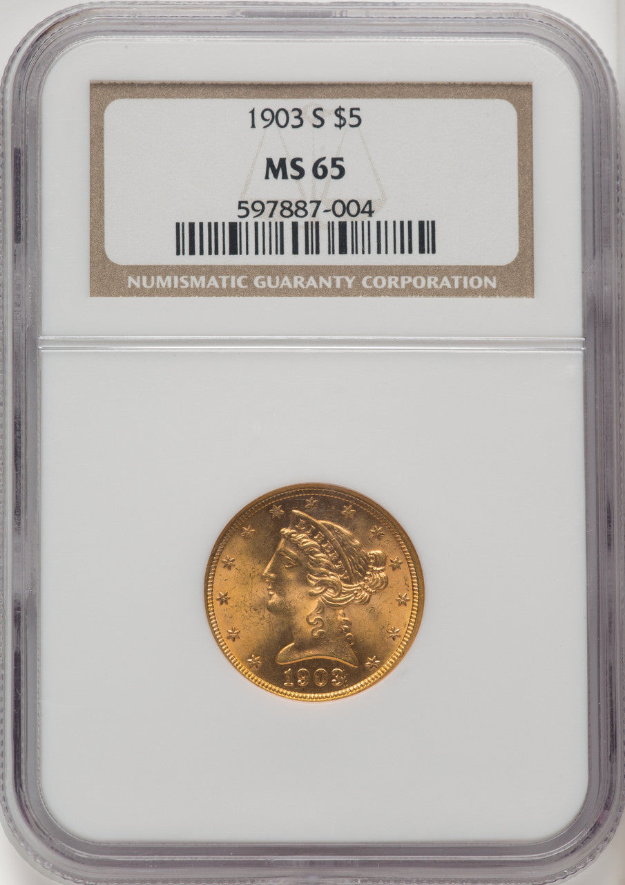 1903-S $5 Liberty Half Eagle NGC MS65 (506628040)