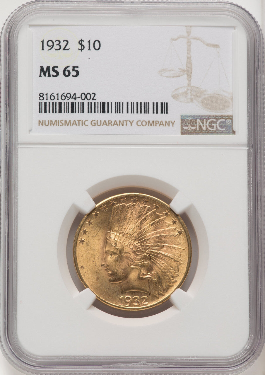1932 $10 Indian Eagle NGC MS65 (177142628)