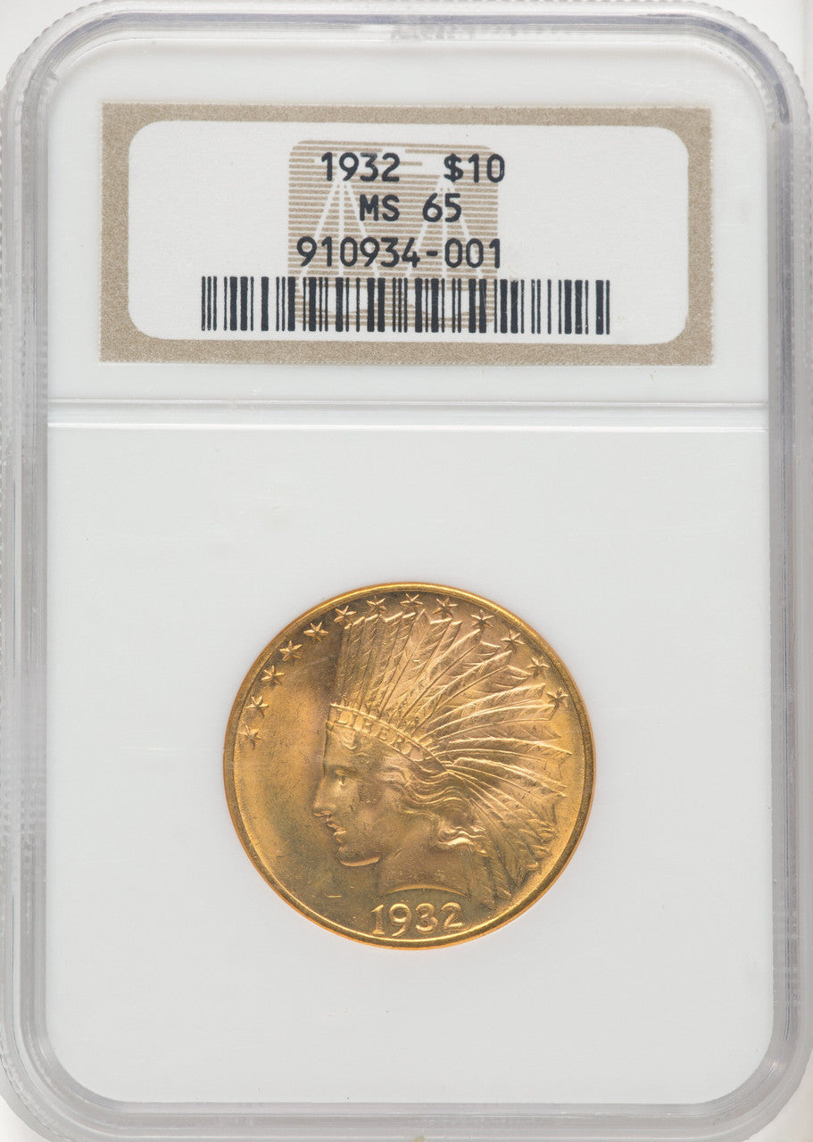 1932 $10 Indian Eagle NGC MS65 (770959003)