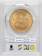 1873 $20 OPEN 3 Liberty Double Eagle PCGS MS62 (171423041)