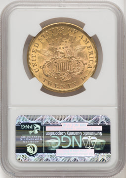 1873 $20 OPEN 3 Liberty Double Eagle NGC MS62 (769135008)