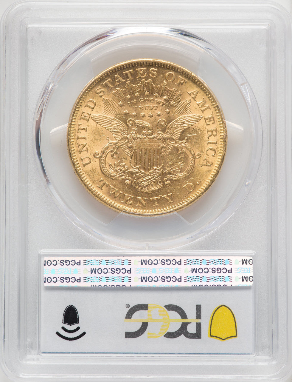 1873 $20 CLOSED 3 Liberty Double Eagle PCGS AU58