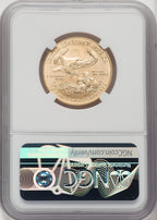 2021 $25 Half-Ounce Gold Eagle Type One NGC MS70 Everhart