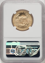 2020 $25 Half-Ounce Gold Eagle First Day of Issue FDI Reagan Legacy Series NGC MS70 (770774024)
