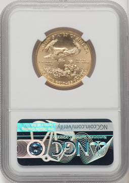 2020 $25 Half-Ounce Gold Eagle First Strike ER Miles Standish NGC MS70