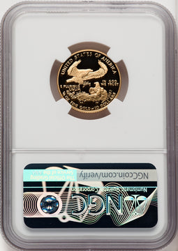 1991-P $10 Quarter-Ounce Gold Eagle NGC PF70 Don Everhart