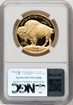 2016-W $50 One-Ounce Gold Buffalo 10th Anniversary Brown Label NGC PF70 (770533036)