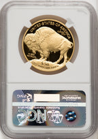 2015-W $50 One-Ounce Gold Buffalo First Strike ER Blue NGC PF70