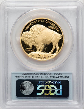 2013-W One-Ounce Gold Buffalo First Strike FS Flag PCGS PR70
