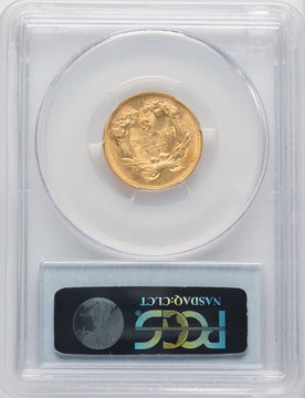 1878 $3 Three Dollar Gold Pieces PCGS MS63 (771004002)