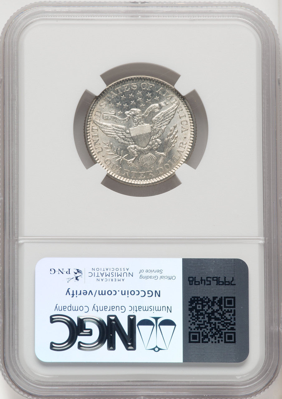 1909-O 25C Barber Quarter NGC MS66